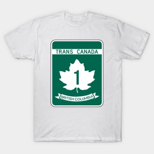 Trans-Canada Highway, British Columbia T-Shirt